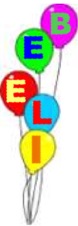 Ballons mit Aufschrift: Liebe