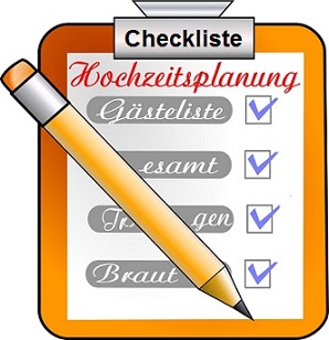 Checkliste - Hochzeitsplanung