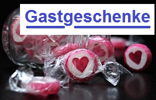 Herzbonbons als Gastgeschenk Teaser