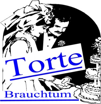 Hochzeitspaar schneidet Torte an