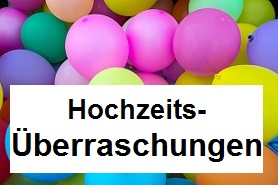 Bunte Ballons Überraschung