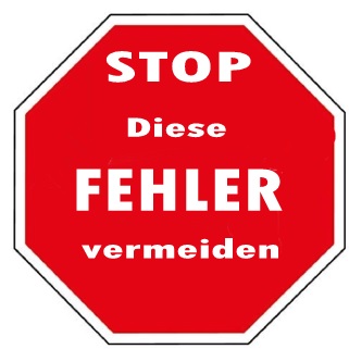 Hochzeitsfehler vermeiden - Stopschild